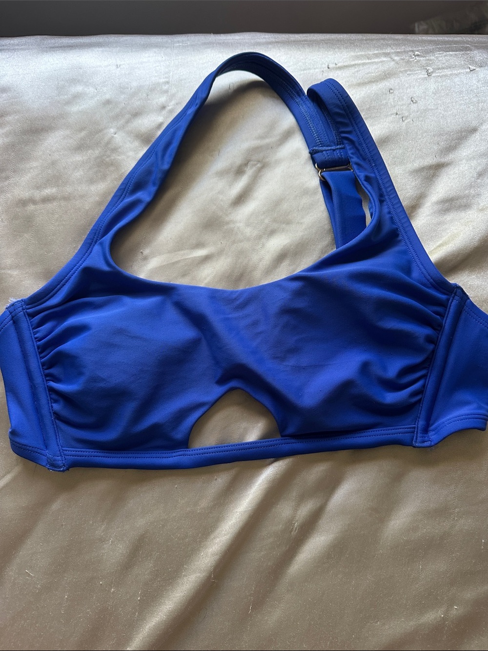 Wild Fable Blue Women's Cutout Swim Top